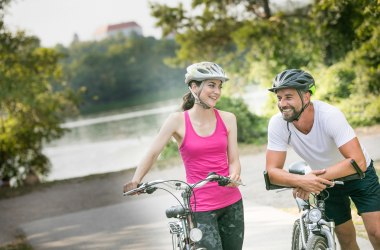 Radeln in St. P&ouml;lten, &copy; Schwarz K&ouml;nig 