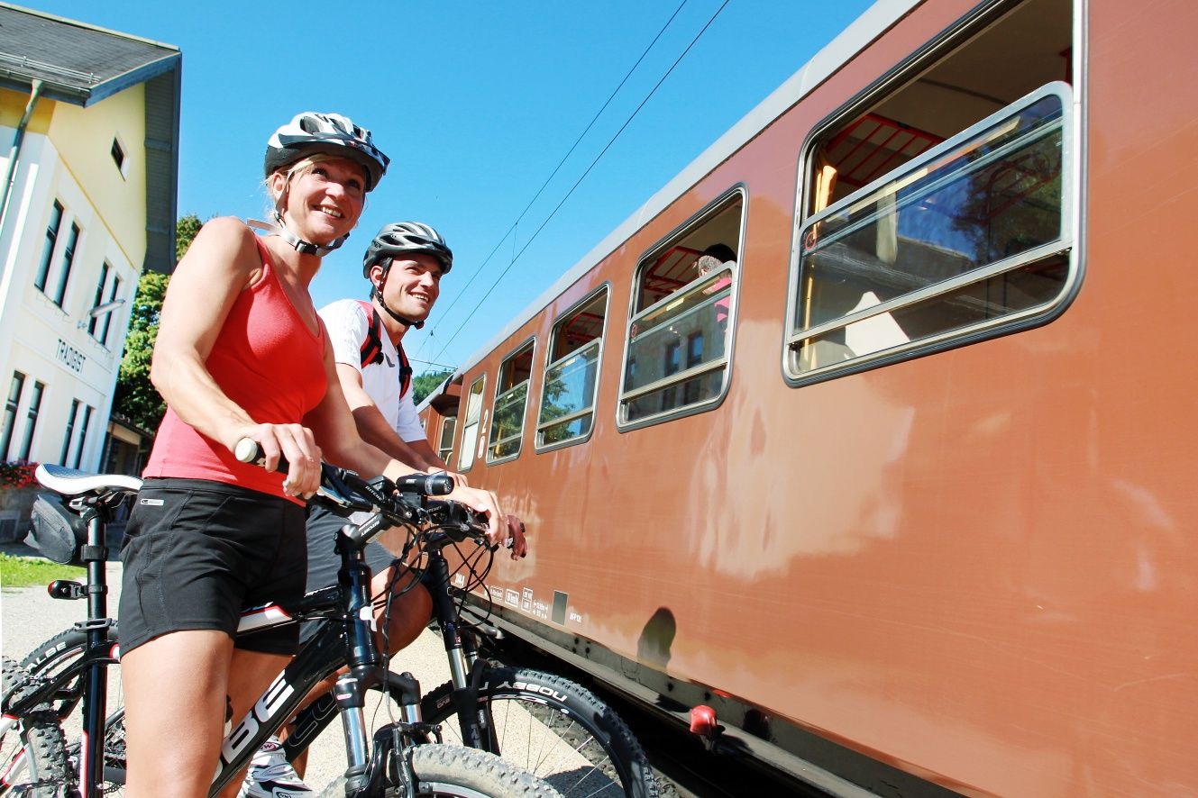 Radeln entlang der  Mariazellerbahn