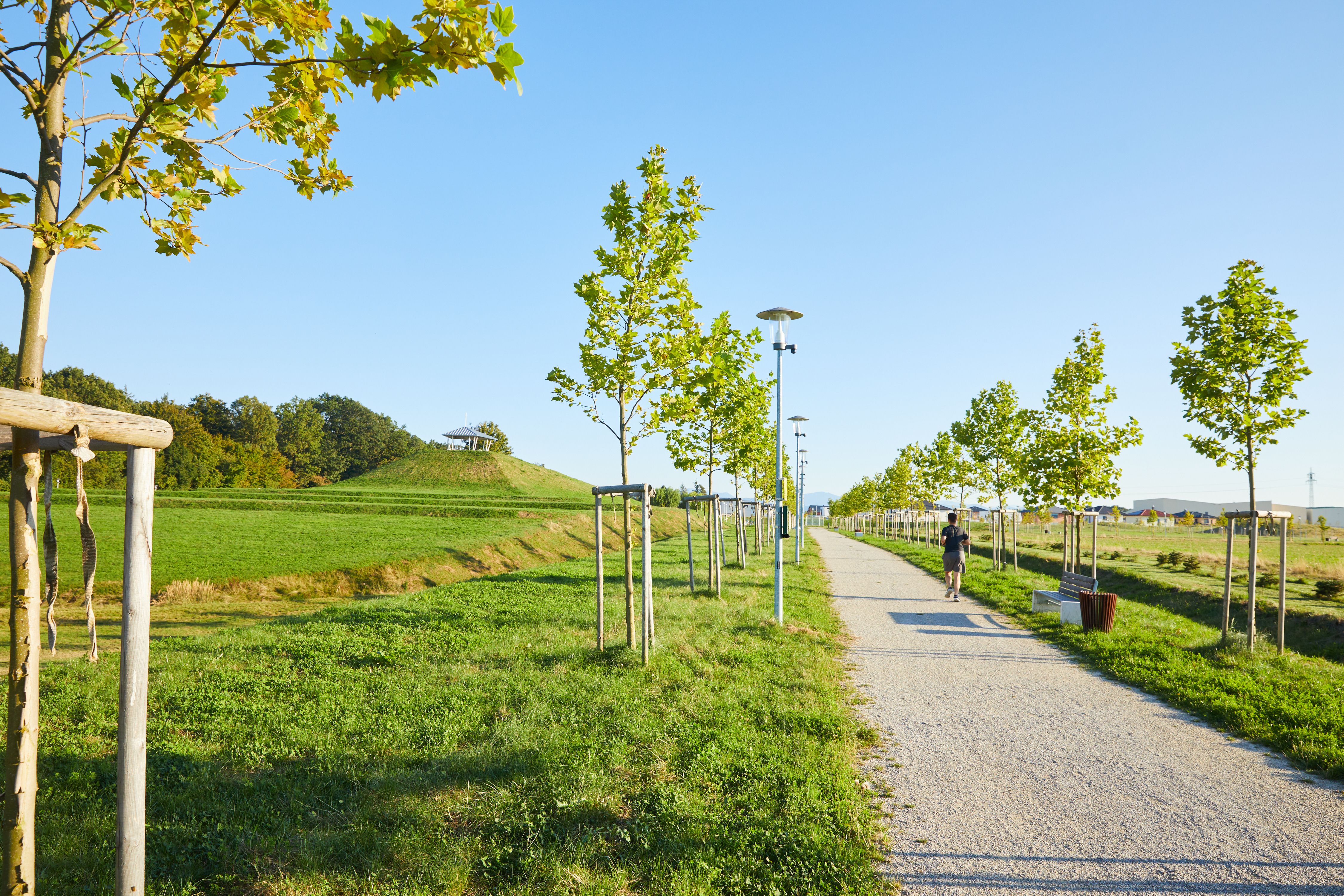 Eisbergspitze Fußgängerweg