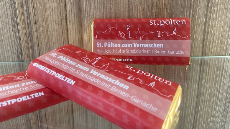 St. Pölten Schokolade mit Birnen Ganache, © Tourismus St. Pölten