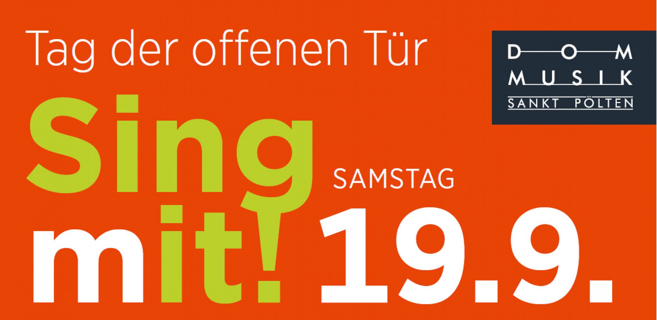 Tag der offenen Tür Dommusik St. Pölten