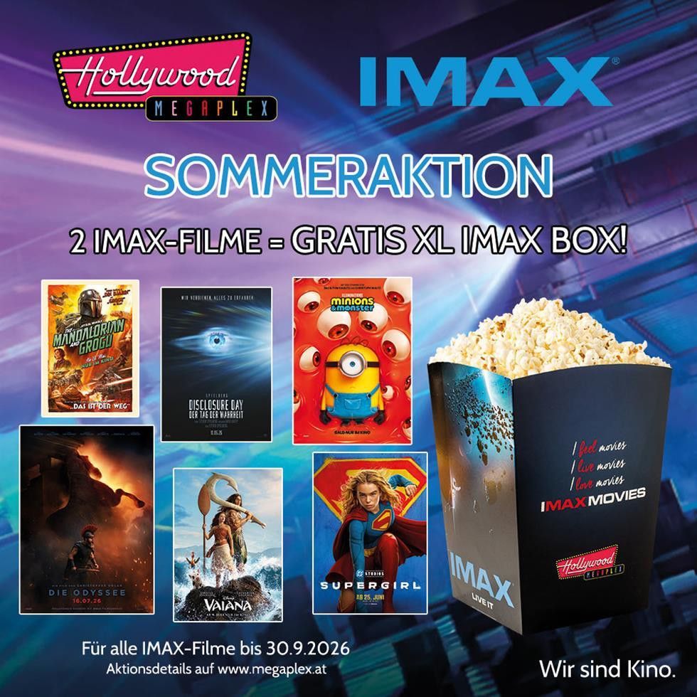 IMAX Sommeraktion f. Online-Ticketkäufer