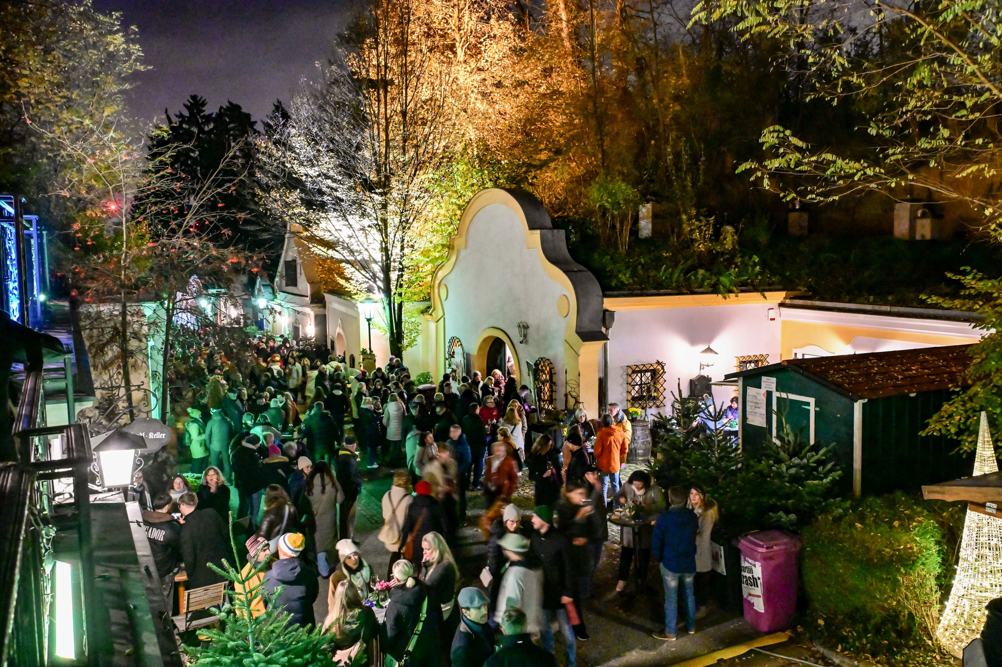 Kellergassenfest von oben