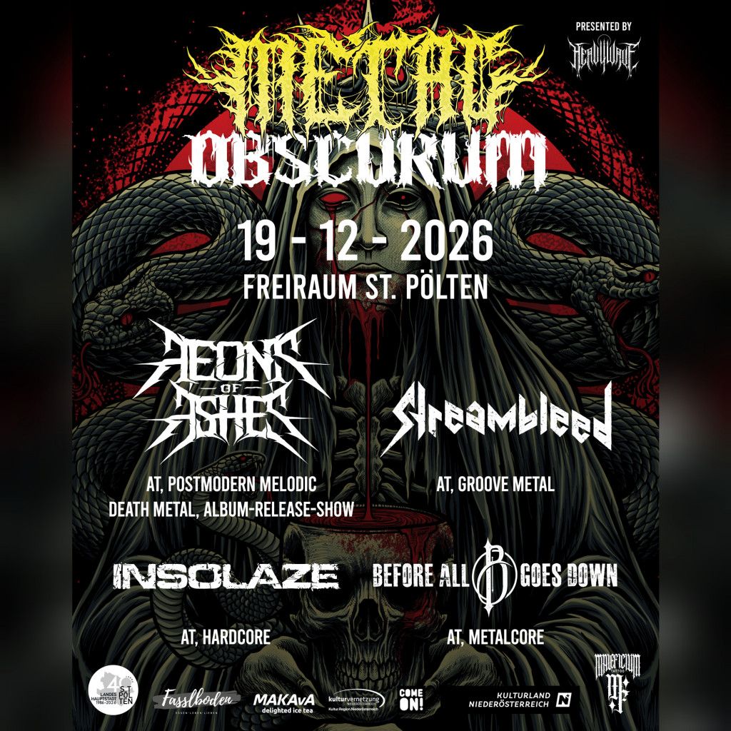 Aeons Of Ashes kommen zu ihrer Albumrelease-Show wieder in den Freiraum