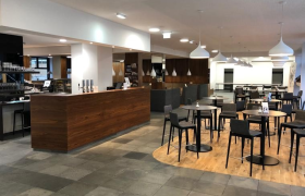 Café in the St. Hippolyt House of Education, © Bildungshaus St. Hippolyt