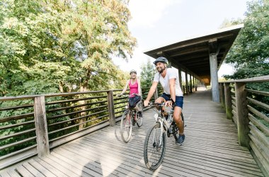 Cycling in St.Pölten, © Schwarz König 