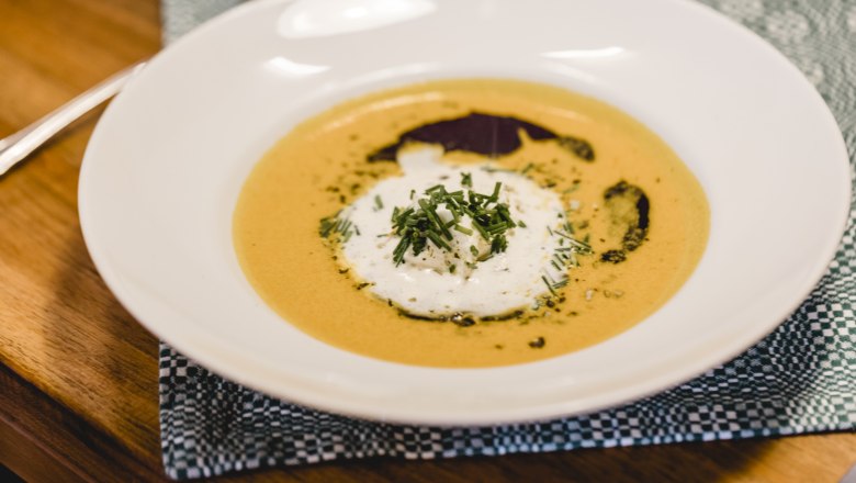 Cream of pumpkin soup, &copy; Nieder&ouml;sterreich Werbung/David Schreiber