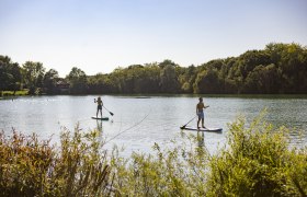Stand-Up-Paddling at the Lake, &copy; Schwarz K&ouml;nig 