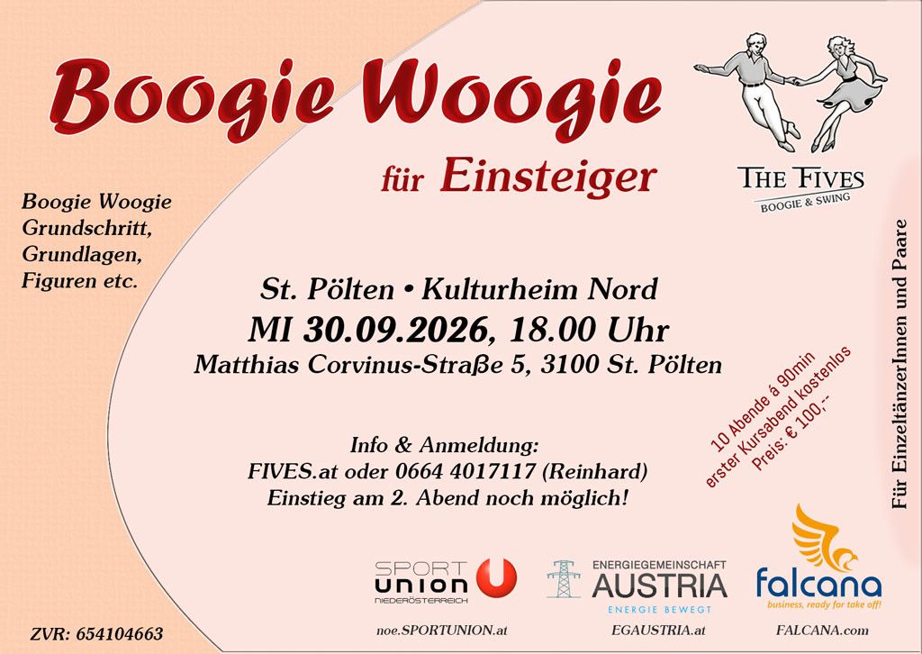 Boogie Woogie für Einsteiger in St. Pölten
