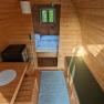 Unser Camping Pod von Innen, &copy; Lukas Winter